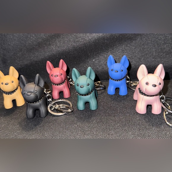 WINNERS CHOICE WEIGHTED BULL DOG BAG CHARM - Picture 1 of 13